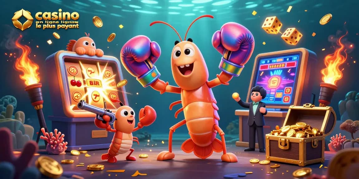 jouez et gagnez avec le casino en ligne le plus payant illustré par des créatures marines colorées