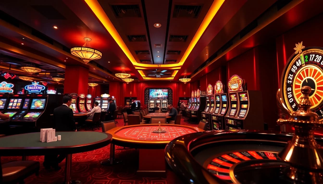 Plongez dans le luxe du meilleur casino en ligne 2026 avec des tables de jeu vibrantes et des joueurs engagés.