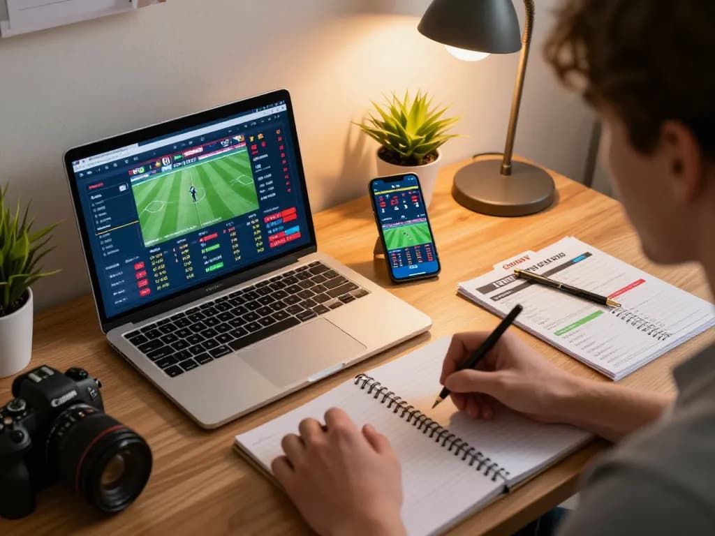 Engaging in live sports betting on Canada online casinos reddit with a laptop and smartphone.