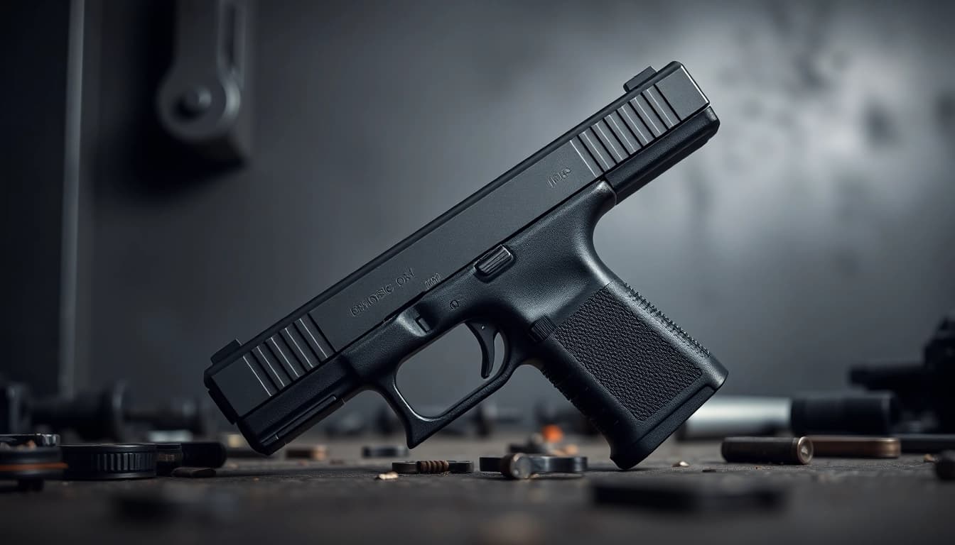 Showcase the Glock 19 Gen 5 MOS OEM Slide to highlight its design and features.