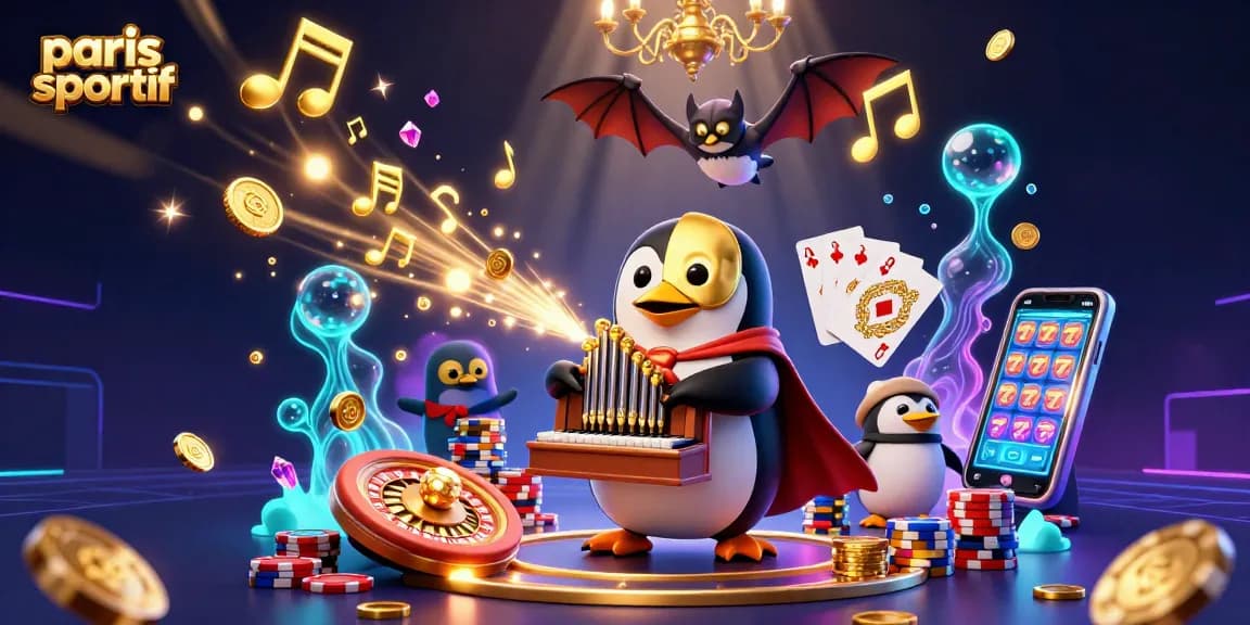 Paris sportif : pariez avec un phoque fantôme et des pièces d'or dans un casino trépidant.