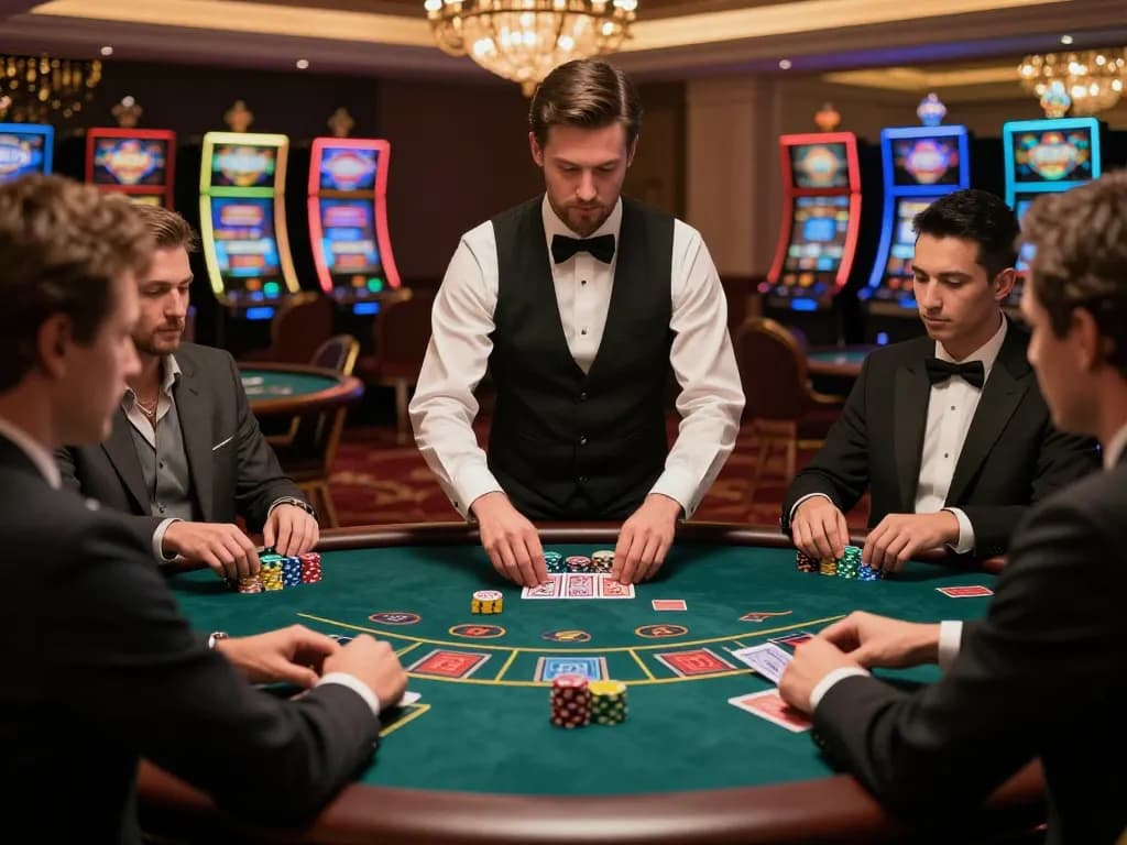 Players at SC888 baccarat table placing bets and enjoying a high-stakes game atmosphere