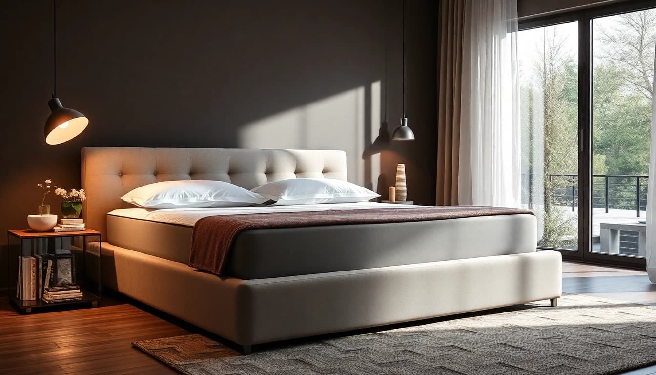 Materassi matrimoniali di alta qualità selezionati per migliorare il tuo sonno, con dettagli eleganti e struttura confortevole.