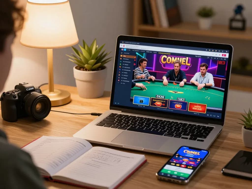Player engaged in online gaming with SC88-bm casino interface and strategic notes