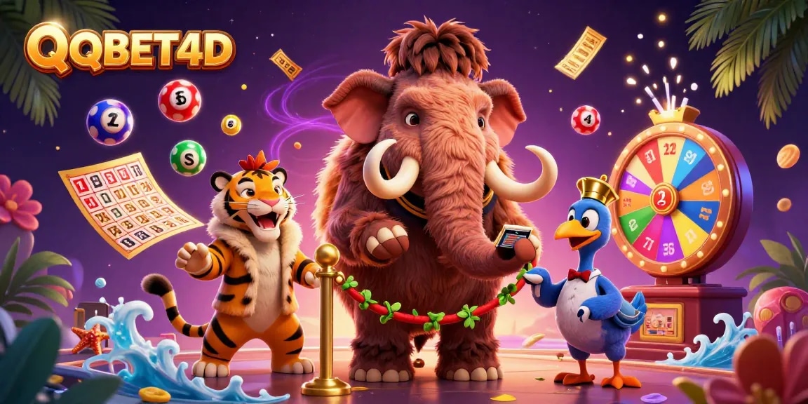 Slot online memasuki dunia QQBET4D dengan bouncer mamut, VIP macan dan doorman dodo.