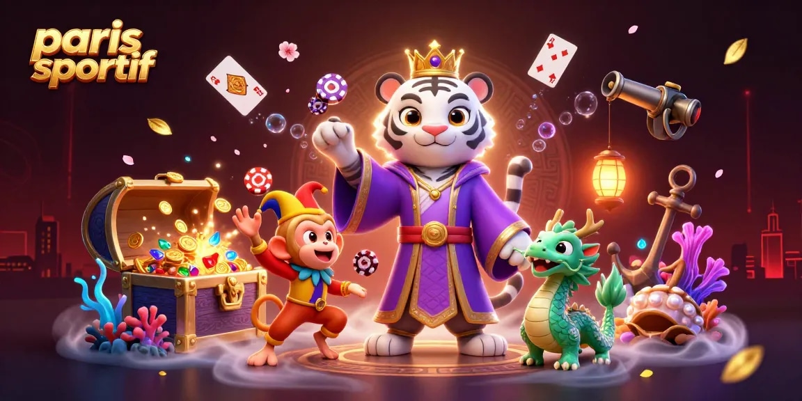 Les paris sportifs captivants avec un tigre élégant, un singe jongleur et un dragon en jade.