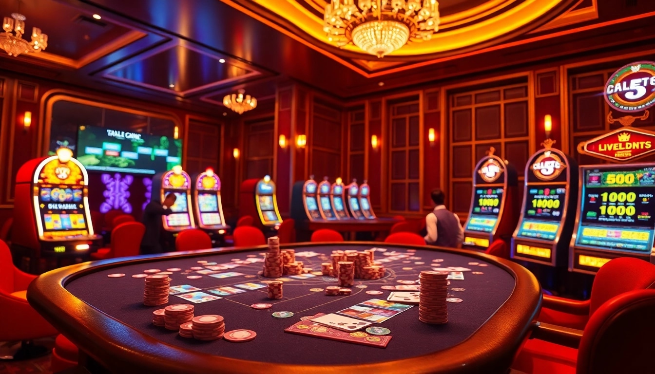 Vivez l'excitation du meilleur casino en ligne 2026 avec des tables de jeu vibrantes et des fonctionnalités en ligne engageantes.