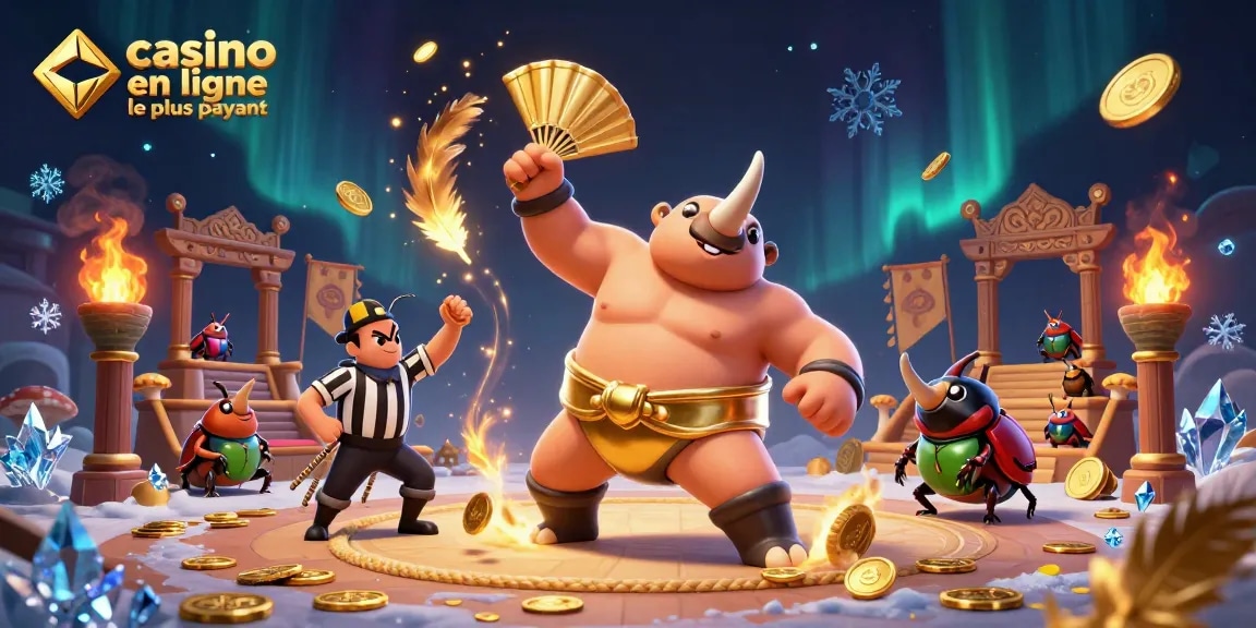 Casino en ligne le plus payant : un combat palpitant entre un scarabée sumo et un arbitre cricket.