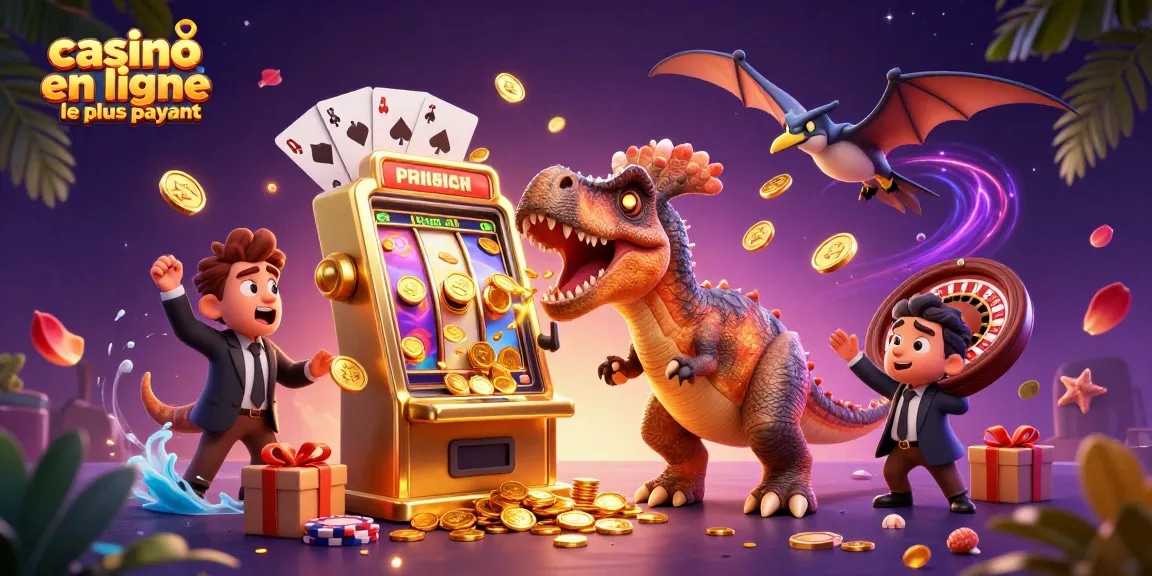 Le casino en ligne le plus payant : un pachycephalosaurus enjoué créant un jackpot !