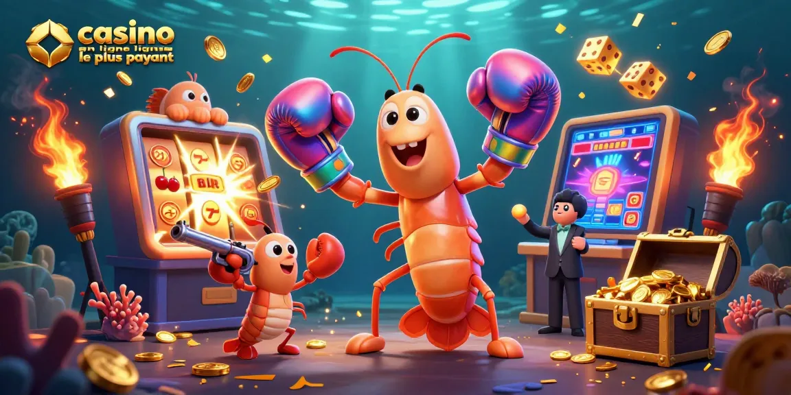 jouez et gagnez avec le casino en ligne le plus payant illustré par des créatures marines colorées