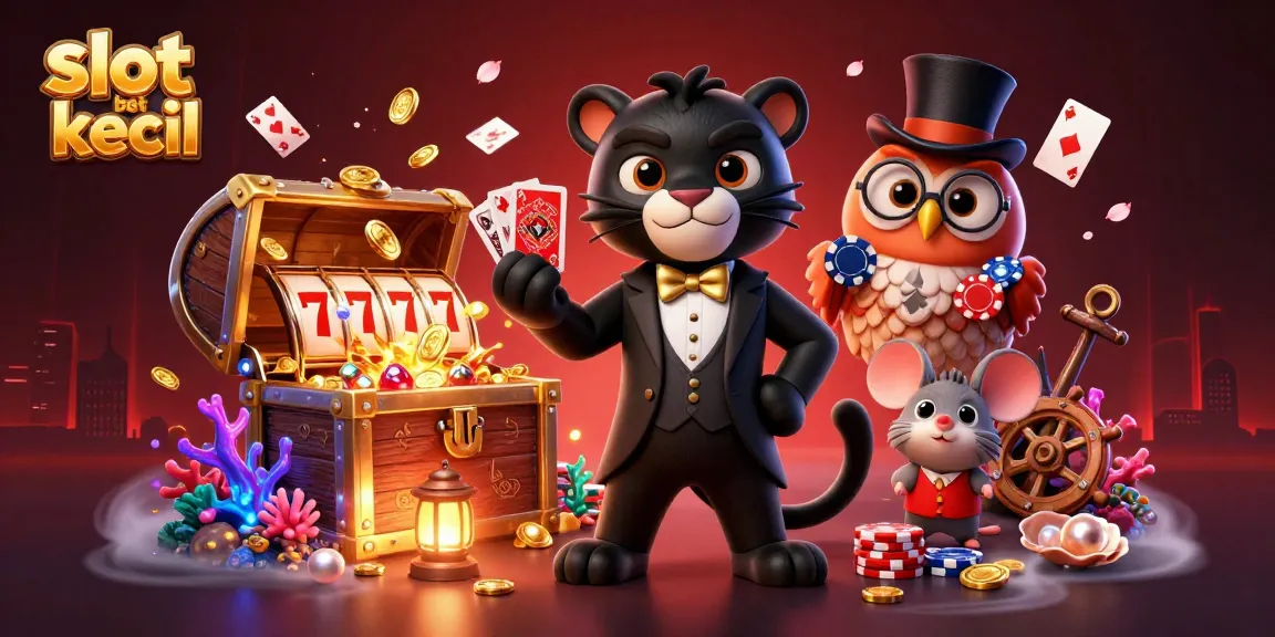 Experience winning action with slot bet kecil as the cartoon panther deals cards and treasures unfold.