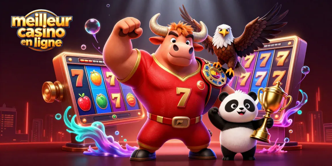 Visualisez le meilleur casino en ligne avec des personnages animés et des éléments de jeux captivants.