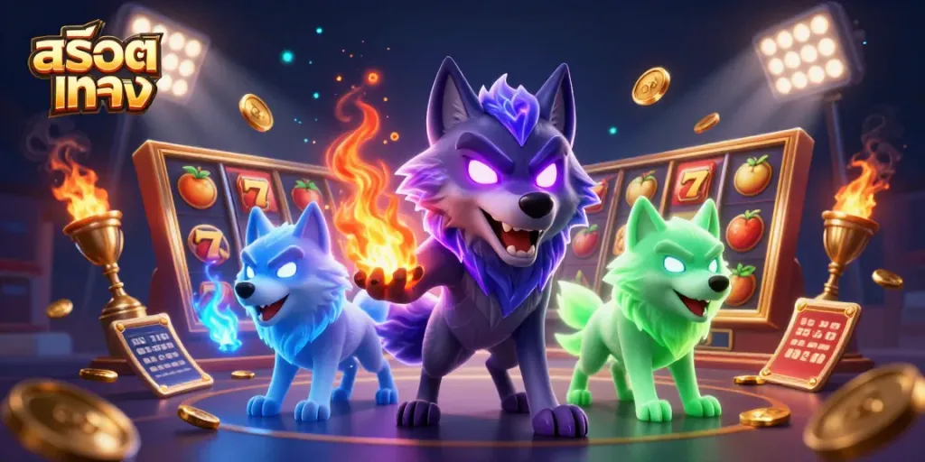 เกมสล็อต สล็อตตรง ที่เต็มไปด้วยเพลิงวิญญาณและสัญลักษณ์นำโชค