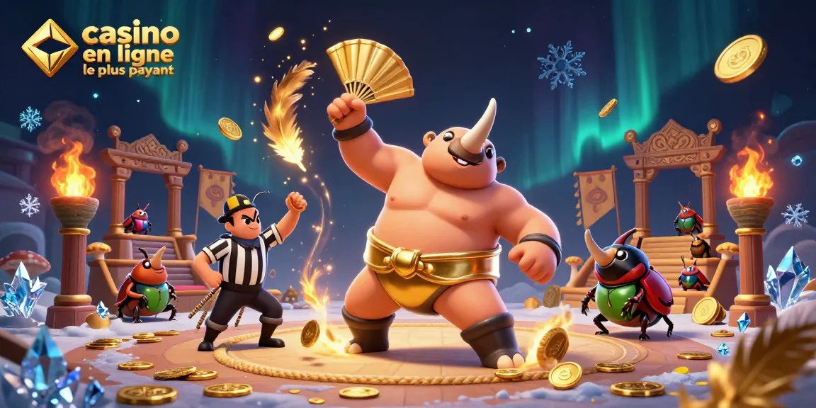 Casino en ligne le plus payant : un combat palpitant entre un scarabée sumo et un arbitre cricket.