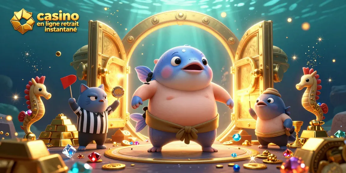 Gagnez rapidement avec le casino en ligne retrait instantané tout en ayant une expérience festive sous-marine imagine