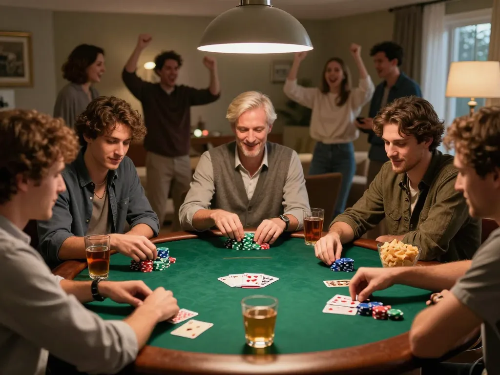 Enjoy the thrill of the game with 789win link during a friendly poker night with friends.