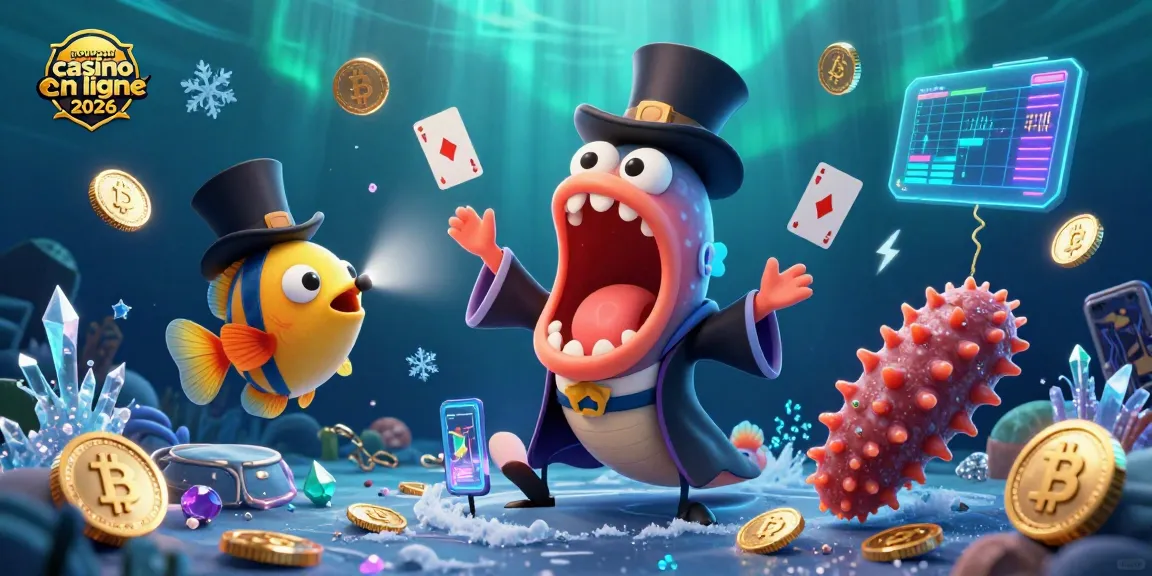 Découvrez les innovations du nouveau casino en ligne 2026 avec une illustration colorée et dynamique.