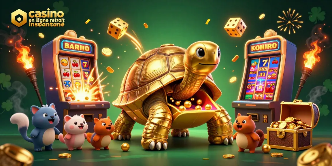 Jouez à casino en ligne retrait instantané avec des machines à sous exclusives et des jackpots en or.