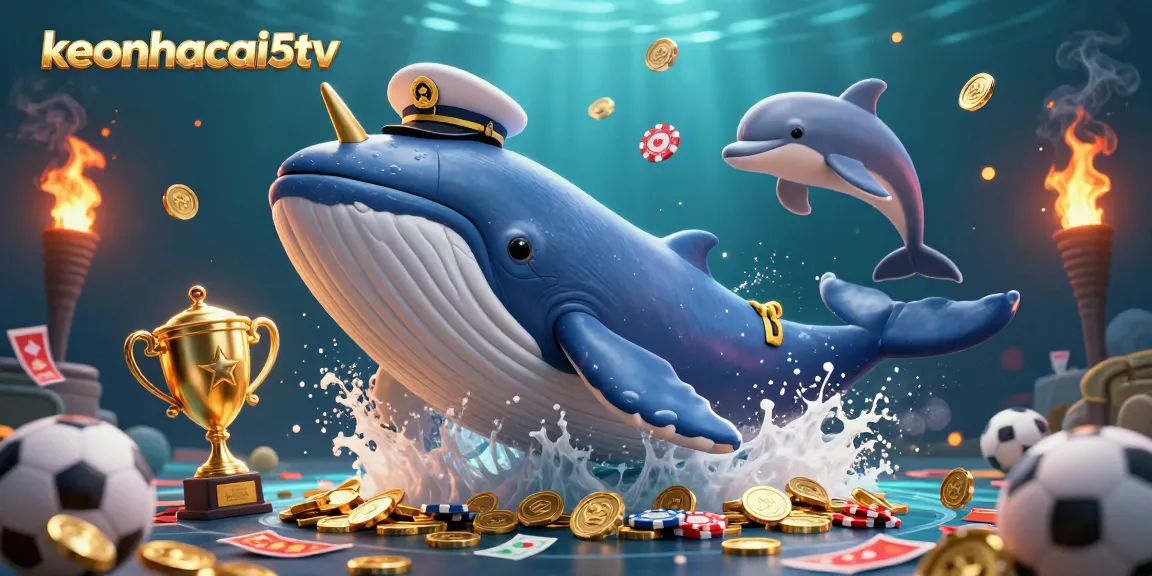 Engage in thrilling sports betting with keonhacai5tv while witnessing an epic 3D aquatic spectacle.