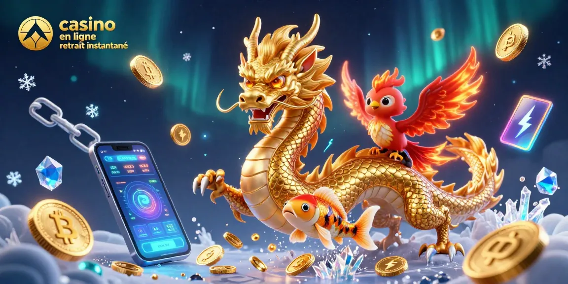 Profitez d'une expérience de jeu avec casino en ligne retrait instantané, dragon chinois et des éléments de crypto-monnaie.