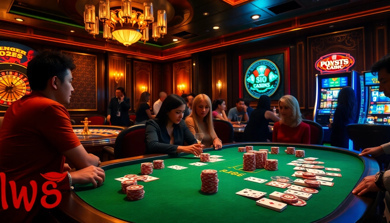 Découvrez l'excitation du meilleur casino en ligne 2026 avec des jetons de poker et des cartes dans un cadre de casino luxueux.