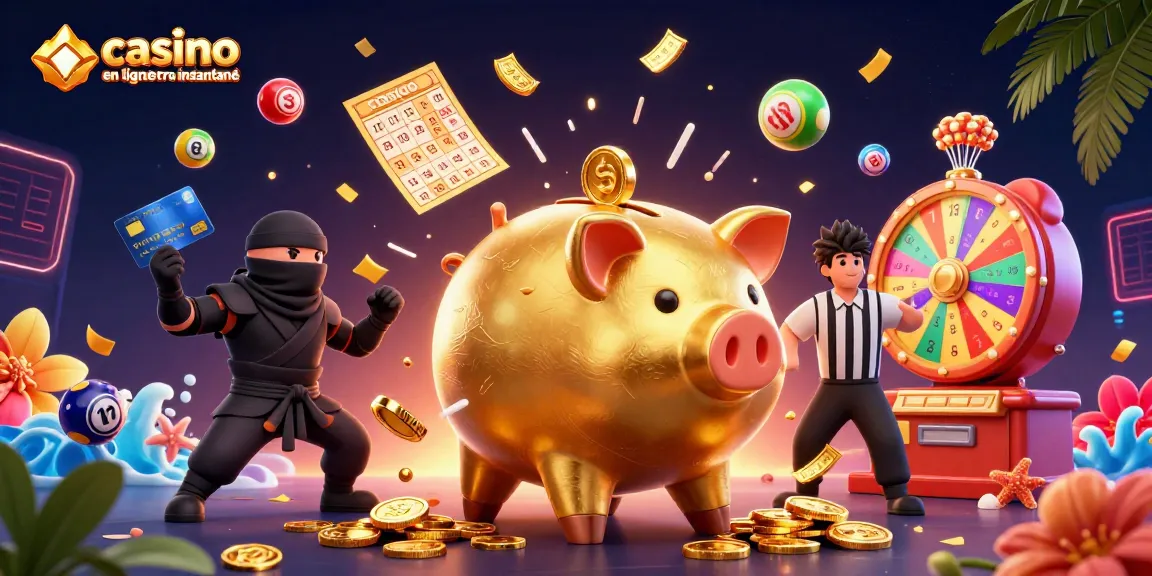 Gagnez avec casino en ligne retrait instantané lors d'un combat épique entre un sumo et un ninja dans un décor vibrant.