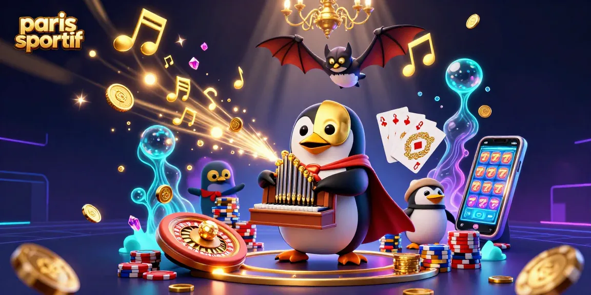 Paris sportif : pariez avec un phoque fantôme et des pièces d'or dans un casino trépidant.