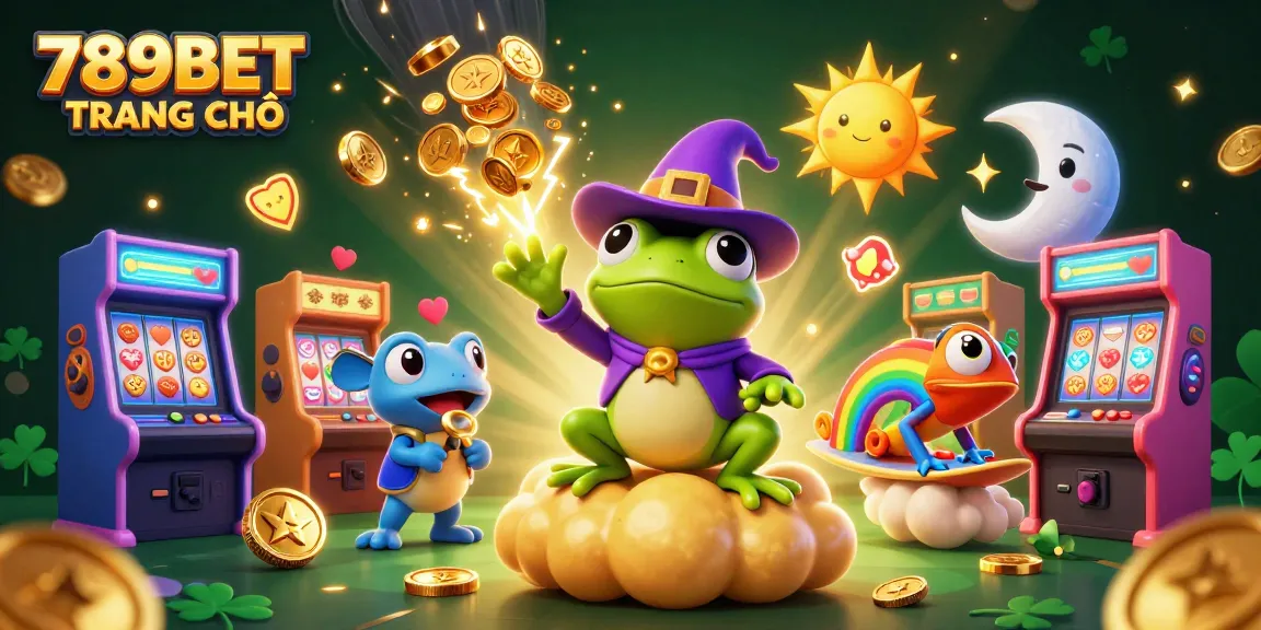 Join the fun at 789BET TRANG CHỦ with a thrilling casino adventure featuring vibrant characters and games.