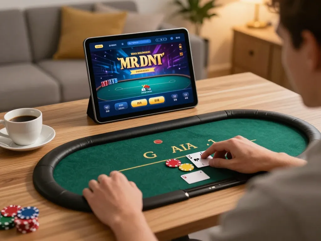 Player engaging with the tg88-bm online betting platform while managing their bankroll.