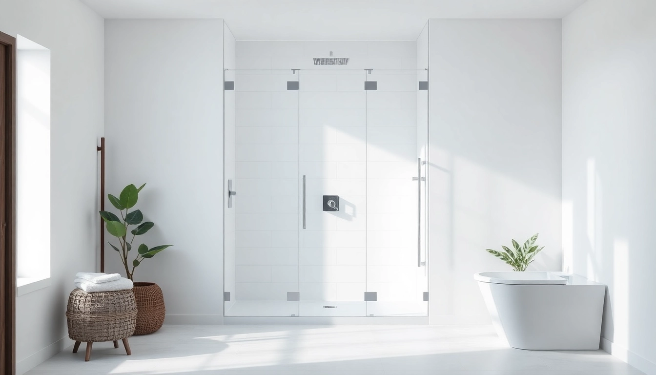 Stylish shower uk setup showcasing modern design elements and elegant features.