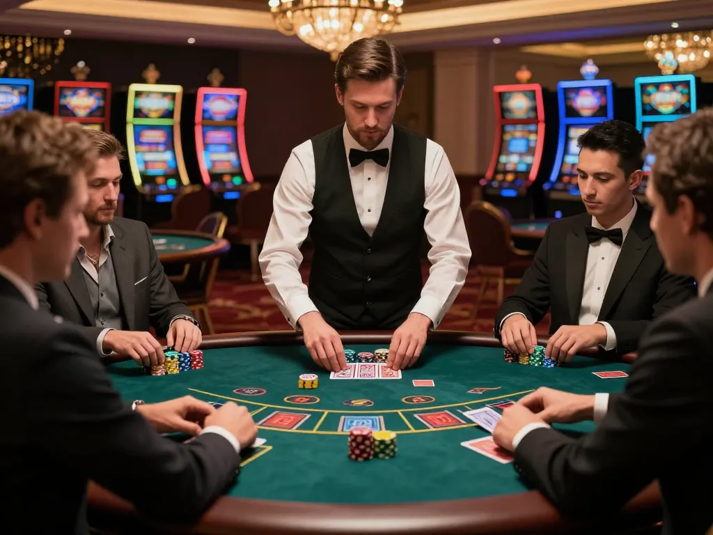 Players at SC888 baccarat table placing bets and enjoying a high-stakes game atmosphere