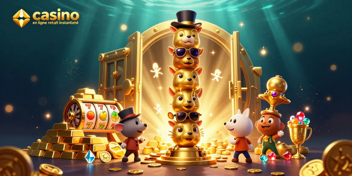 Visualisez le monde magique du casino en ligne retrait instantané avec des symboles de jeu lumineux et captivants.