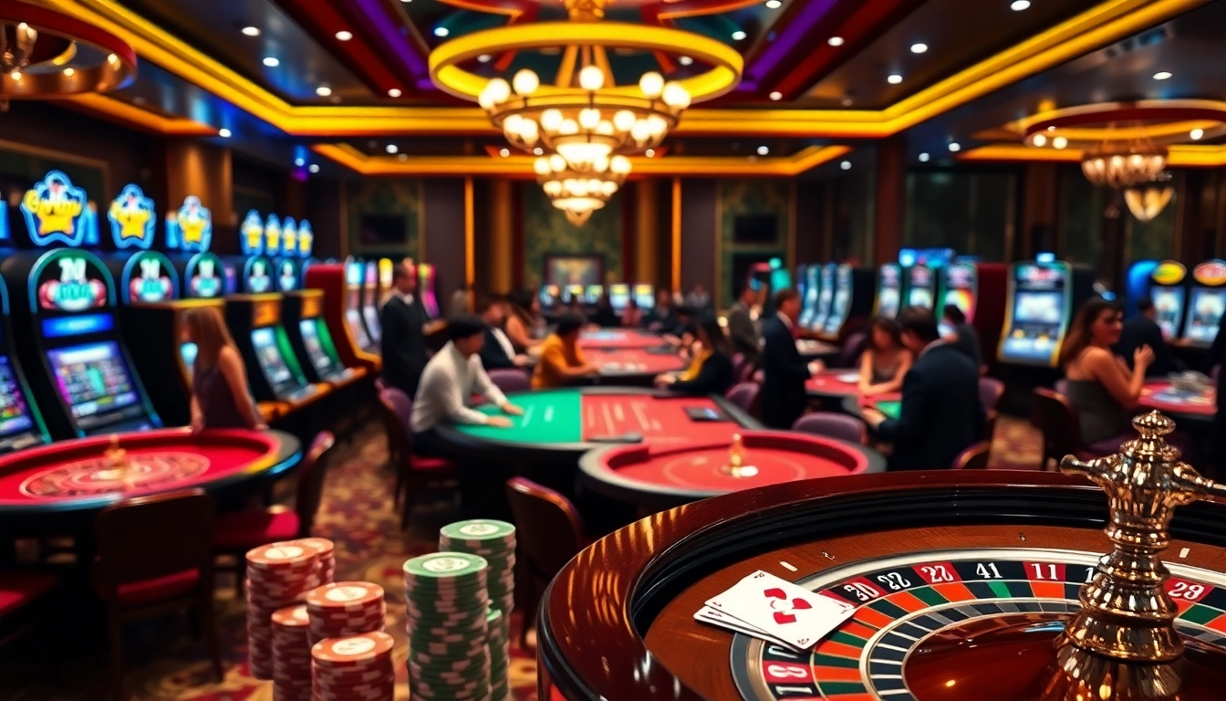 Découvrez l'excitation du meilleur casino en ligne 2026 avec des tables de jeu animées et une ambiance luxueuse.
