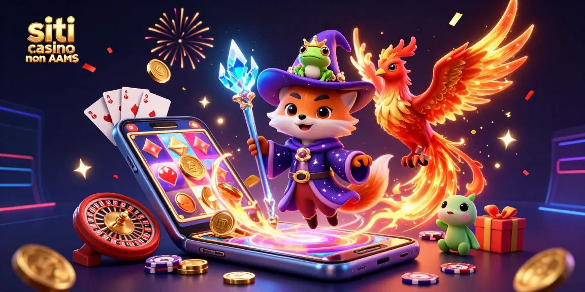 siti casino non AAMS: Gioca con il nostro carismatico stregone e vinci grandi premi!