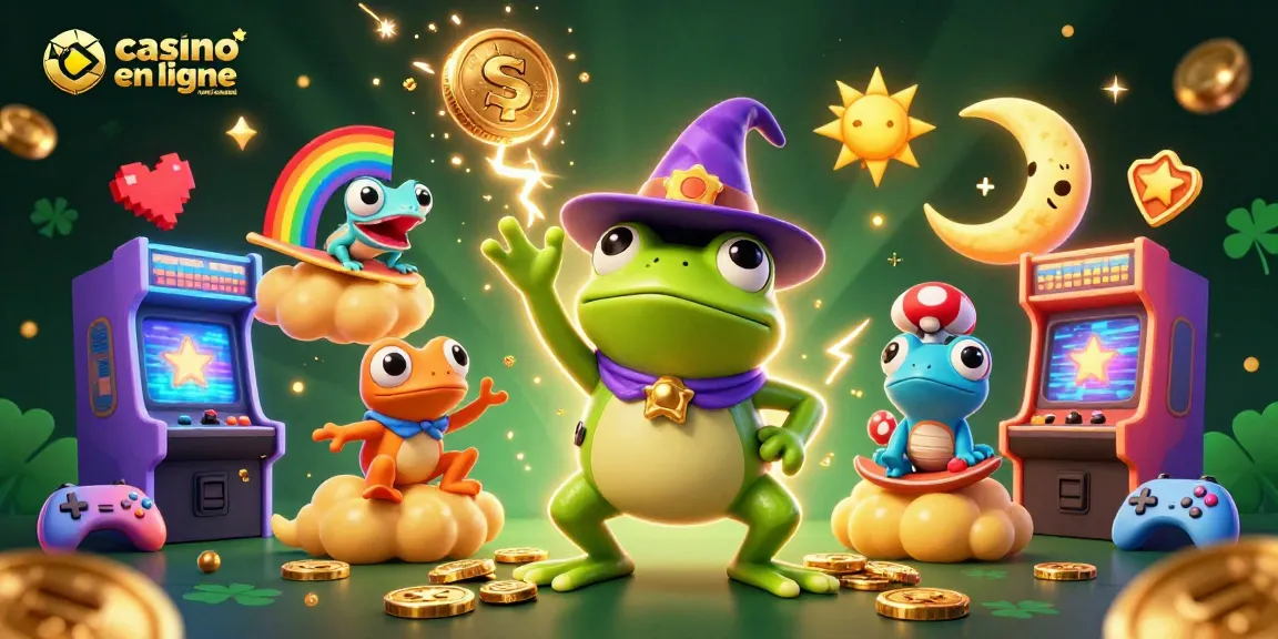 Plongez dans le monde du casino en ligne retrait instantané avec des personnages colorés et des éléments de jeu fascinants