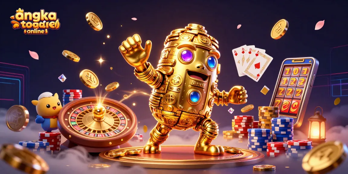 Experience excitement with angka togel online, showcasing vibrant, dynamic gaming elements in a captivating scene.