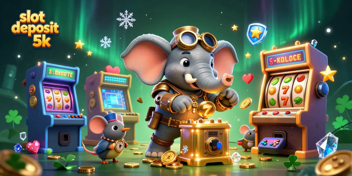 Spin the golden slot machine and win bonuses at slot deposit 5k with exciting gaming visuals.