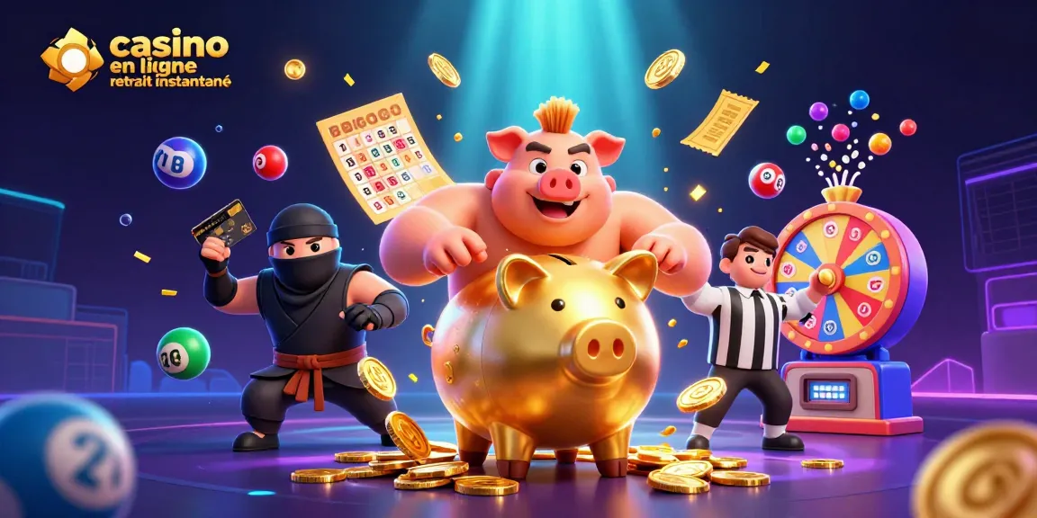 Casino en ligne retrait instantané : plongez dans l'univers excitant du jeu avec des personnages animés.