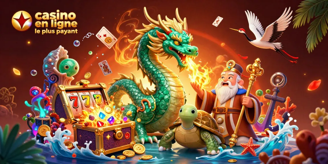 Découvrez le casino en ligne le plus payant avec un dragon magnifique et des joyaux scintillants.