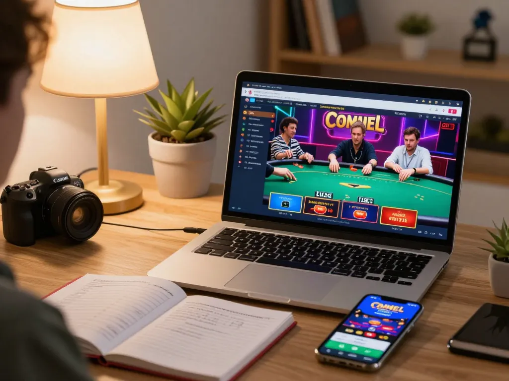 Player engaged in online gaming with SC88-bm casino interface and strategic notes