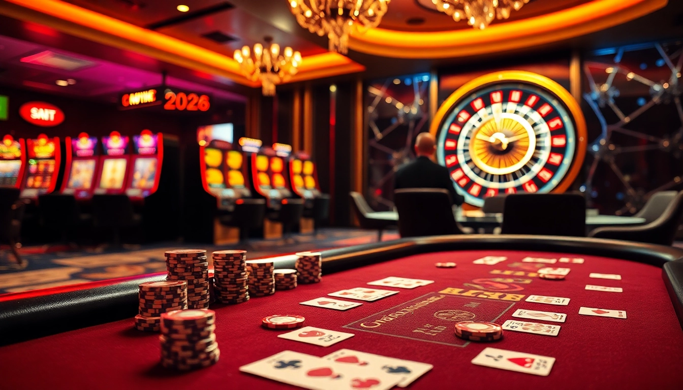 Vivez l'excitation au meilleur casino en ligne 2026 avec des joueurs profitant du blackjack et de la roulette.