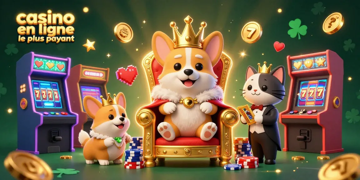 Profitez du meilleur casino en ligne le plus payant avec cette illustration captivante de jeux de casino.