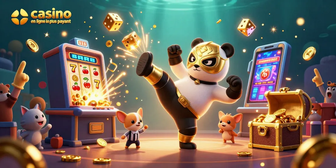 Le casino en ligne le plus payant offre des gains avec un panda lutteur et un récit palpitant.