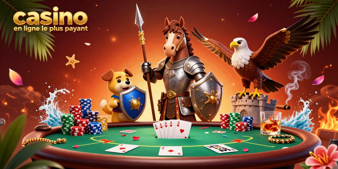 Des joueurs expérimentés découvrent le casino en ligne le plus payant dans une illustration dynamique.