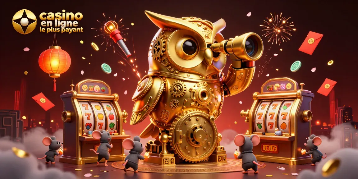 Les joueurs profitent de gains dans un casino en ligne le plus payant avec des machines à sous dorées.