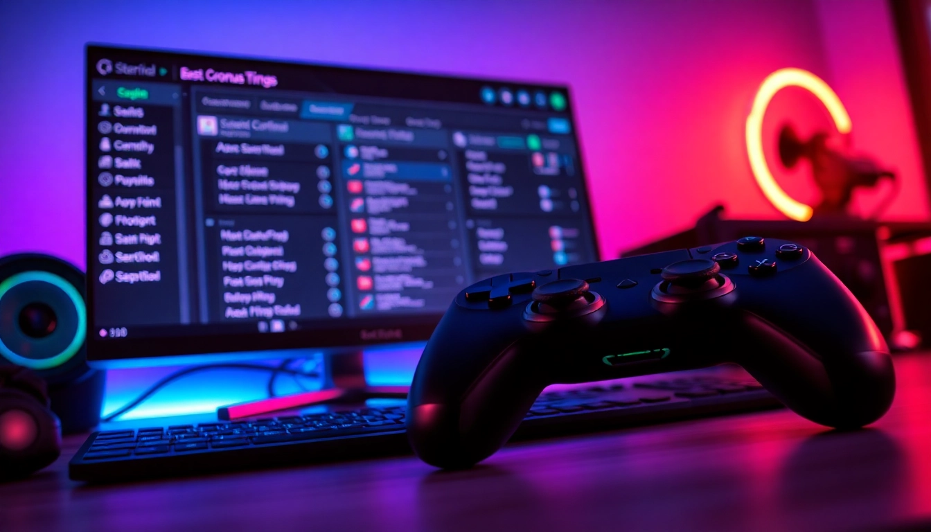 Exploring the Best cod Cronus zen script interface with innovative settings on a gaming setup.