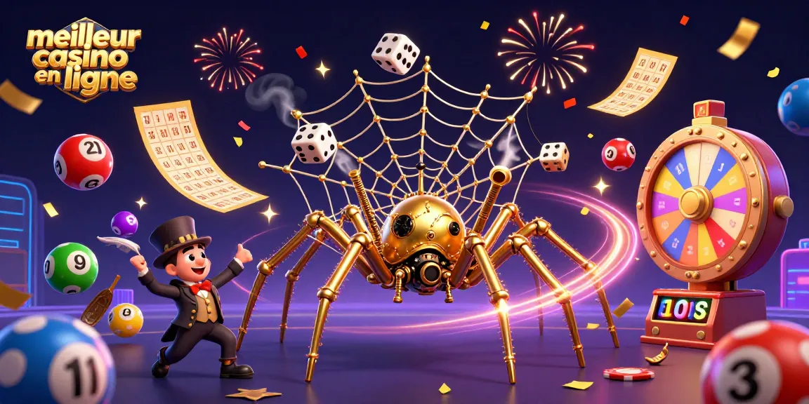 Gagnez gros avec le meilleur casino en ligne grâce à cette illustration dynamique pleine de surprises.