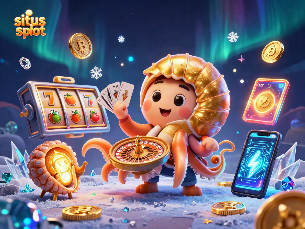 Engage with situs slot through exciting spins and vibrant animations in a dynamic 3D scene.