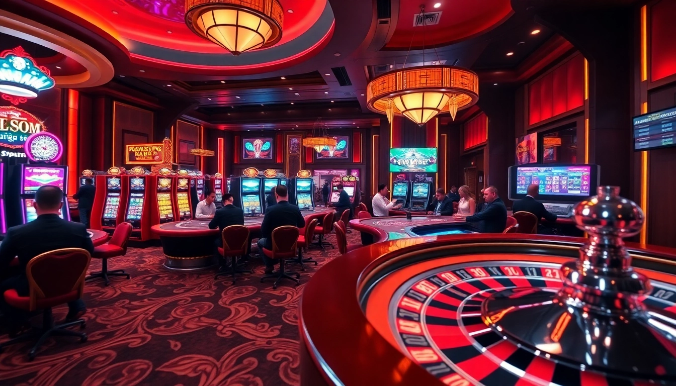 Ressentez l'excitation au meilleur casino en ligne 2026 avec des tables de jeu vibrantes et des machines à sous.