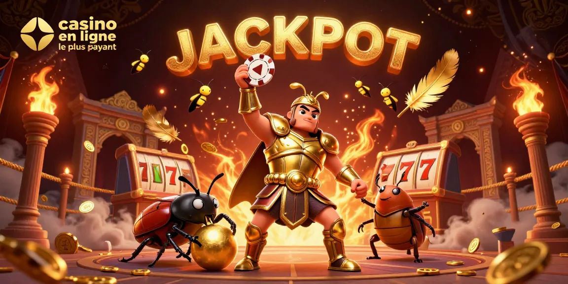 Gagnez gros avec le casino en ligne le plus payant représenté par un scarabée mutant héros.